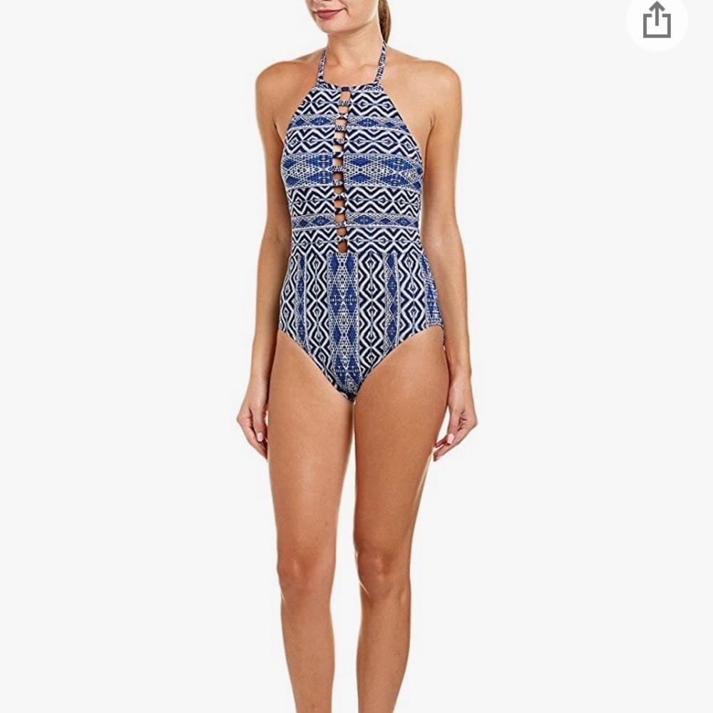 La Blanca High Neck One Piece 16